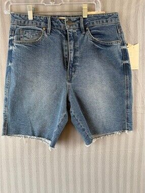 Unpublished Tessa High Waist Mom Fit Denim Shorts Size 30